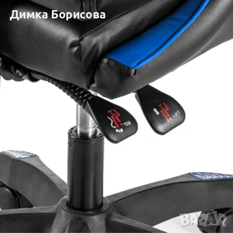 Геймърски стол с поставка за крака , снимка 11 - Столове - 53244063