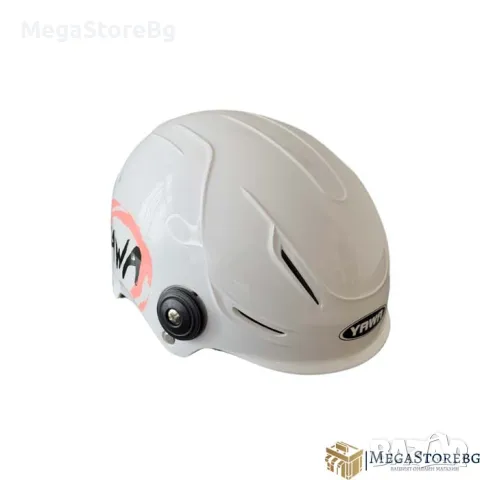 Каска за скутер мото PA523 с визьор - бял гланц YAWA, снимка 2 - Аксесоари и консумативи - 48988614