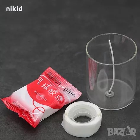 100 бр лепки самозалепващо тиксо лепенки лепки лепилни точки за балони банер балон свещ свещи фитил , снимка 4 - Други - 26598745