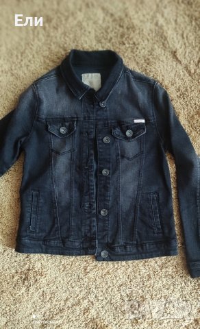 Дънки, яке и тениска 7-8 год, снимка 2 - Детски якета и елеци - 42266773