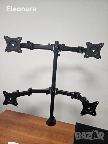 Стойка за 4бр. монитора, снимка 2 - Стойки, 3D очила, аксесоари - 53870958
