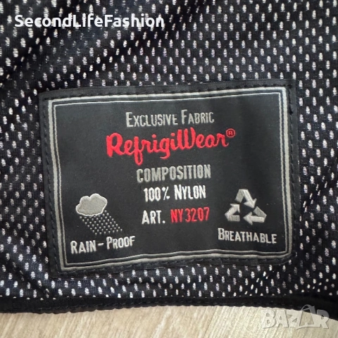 Дамско ватирано яке REFRIGIVEAR Sixty spa, кафяво, размер S, без качулка., снимка 7 - Якета - 53412456