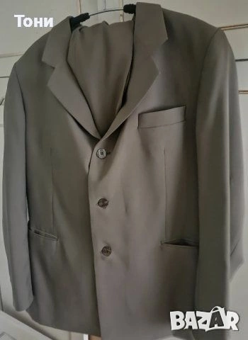 Нов Мъжки Сив Костюм L