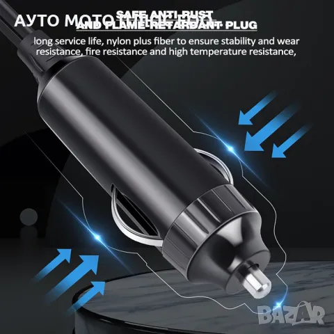 Автомобилен Инвертор/Преобразувател на напрежение 12V/24V към 220V., снимка 6 - Аксесоари и консумативи - 48082930