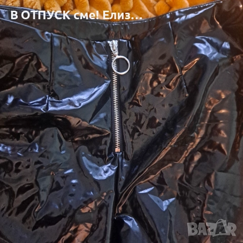 Лачен панталон размер М, снимка 3 - Панталони - 52549304