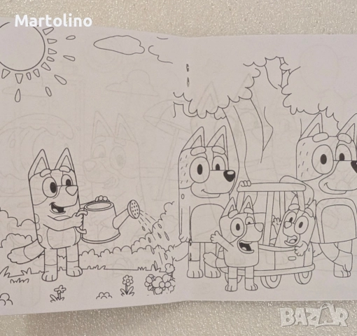 Персонализирана книжка за оцветяване Блуи и Бинго, снимка 2 - Детски книжки - 52869489