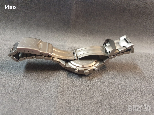 Мъжки часовник jacques cantani jc-1080. Титаниев корпус, хронограф. Отлично техническо състояние. Мн, снимка 4 - Мъжки - 51995924