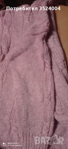 Ново Ръчно плетено поло от дебела прежда, снимка 4 - Блузи с дълъг ръкав и пуловери - 48362167