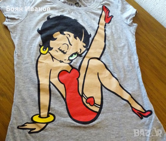 Betty Boop дамска тениска, снимка 1 - Тениски - 41773056