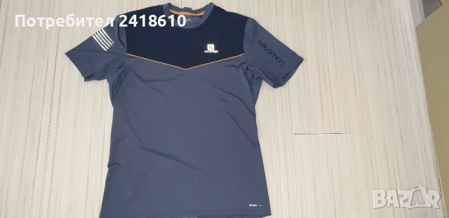 Salomom AdvancedSkin ActiveDRY Stretch   Mens Size M /L  ОРИГИНАЛ! Мъжка Тениска!, снимка 11 - Тениски - 51297619