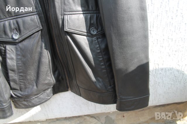 Мъжко кожено яке ''Pierre Cardin '', снимка 8 - Якета - 42435185