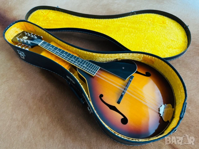 Made in JAPAN! 1970's Мадолина "The Kasuga" M-18 с оригинален кейс!