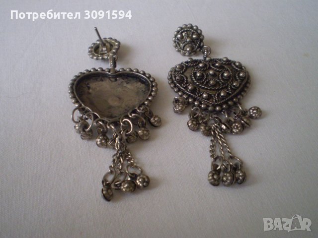  възрожденски обеци филигран, снимка 6 - Антикварни и старинни предмети - 40430283