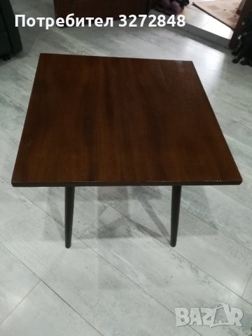 Дървена масичка - Троян /55/55/51см, снимка 3 - Маси - 42277718