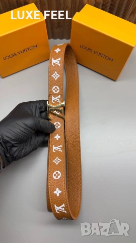 Louis Vuitton ⚜️Естествена Кожа ⚜️ Дамски Колани, снимка 3 - Колани - 53576186