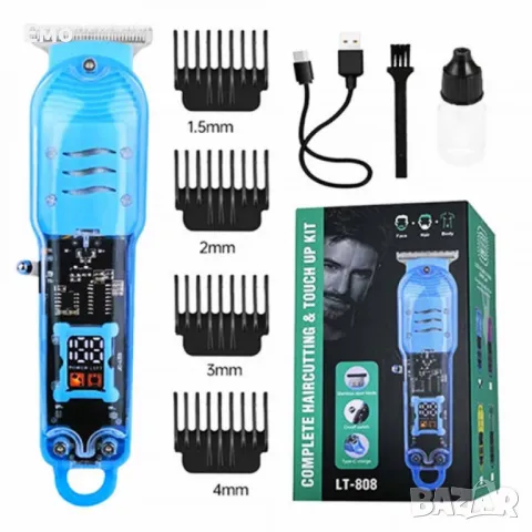 Акумулаторен тример за подстригване и стайлинг ML-808, снимка 7 - Машинки за подстригване - 47765802