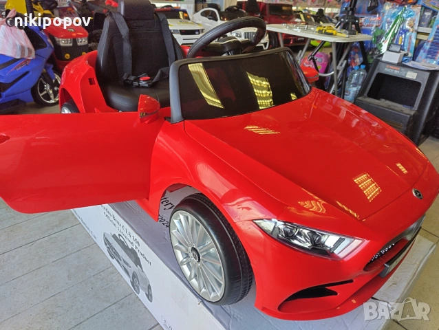 MERCEDES-BENZ 12V Акумулаторна кола CLS 350 червен, снимка 11 - Други - 53849507