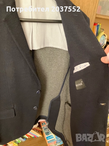 Мъжко сако Монтели, снимка 4 - Сака - 52342852