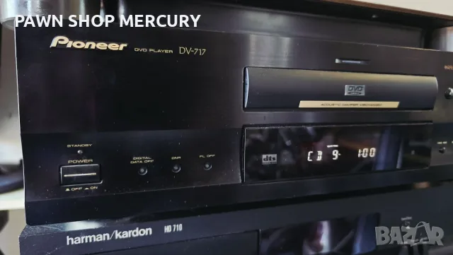 Продавам DVD-CD плейер PIONEER DV717, снимка 3 - Плейъри, домашно кино, прожектори - 56168960