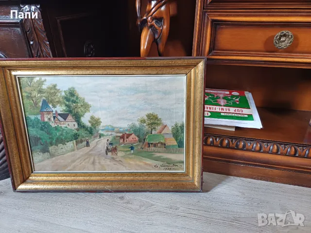 Стара картина масло на платно