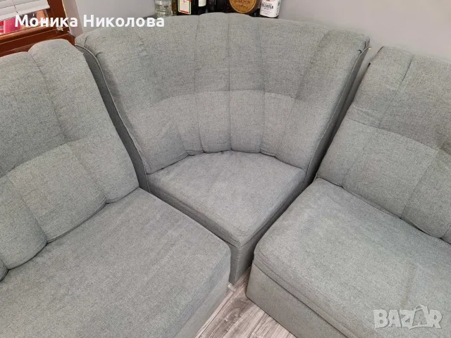 Диван модулен, подходящ и за трапезна маса, снимка 4 - Дивани и мека мебел - 55940121