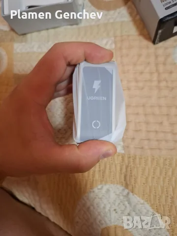 Зарядно за мрежа GaN 100W, 4x USB-C, USB-A, Fast Charging, интелигентен цифров дисплей , снимка 4 - Оригинални зарядни - 56104547