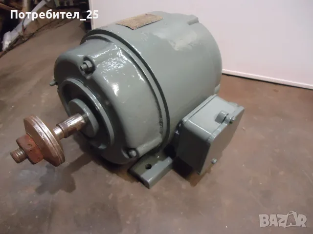Трифазен шмиргел 1,1KW, снимка 3 - Електродвигатели - 56218570