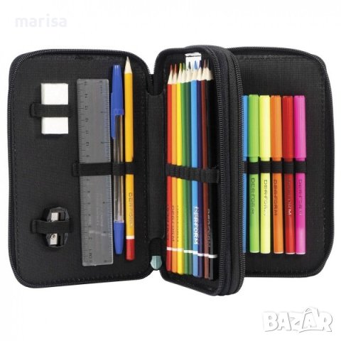 Несесер с два ципа BackUP Булдог, кучета 093328, снимка 2 - Ученически пособия, канцеларски материали - 40834072