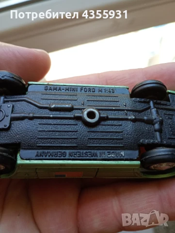 рядка стара метална количка Ford Gama , снимка 7 - Колекции - 51071835