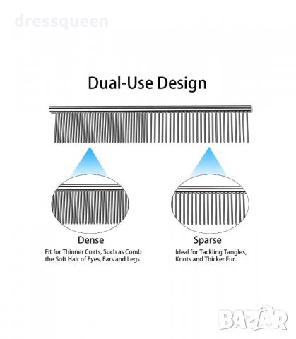2985 Метален гребен за разресване на кучета и котки, снимка 6 - Други стоки за животни - 34258029