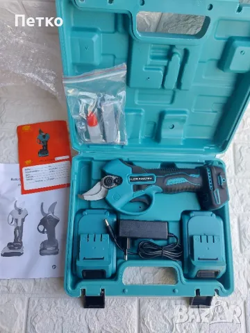 Електрическа лозарска ножица, топ качество., снимка 4 - Градински инструменти - 48867062