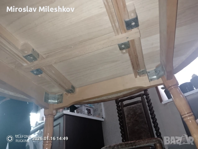 трапезна маса от масивно дърво, снимка 8 - Маси - 53122606