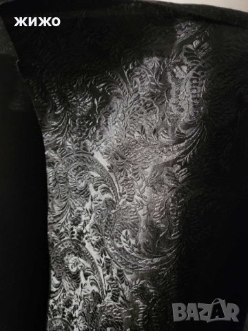 Изкуствена кожа за тапицерия на мебели черна, сребърна с цветя, снимка 3 - Платове и дамаски - 40669200