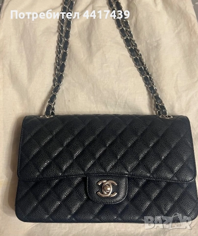Естествена кожа чанта Chanel 
