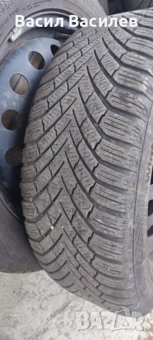 Продавам зимни гуми с метални джанти , снимка 2 - Гуми и джанти - 52472491