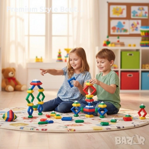 Детска образователна игра с фигурки за развитие на логическото мислене, снимка 2 - Образователни игри - 53860756