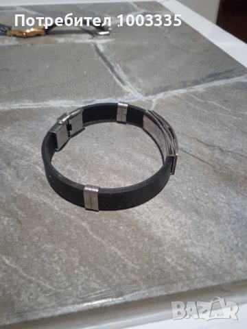 Гривна от неръждаема стомана , снимка 4 - Гривни - 41924472