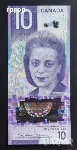 Канада.
10 долара.
2018 година.
UNC.
Полимер., снимка 1