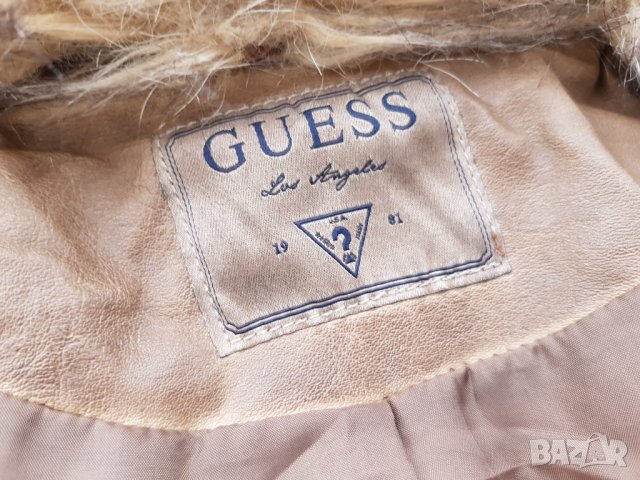 Кожено яке GUESS размер М , снимка 6 - Якета - 35709193