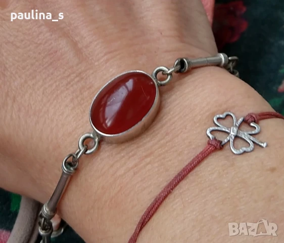 Три различни / Винтидж сребърна гривна , снимка 9 - Гривни - 44757666