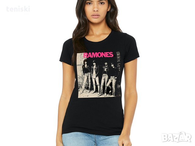  Дамска тениска Ramones 3 модела всички размери , снимка 2 - Тениски - 28864638