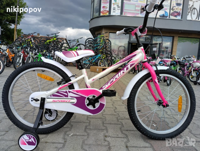 SPRINT Велосипед 20" ALICE бял, снимка 12 - Велосипеди - 53773044