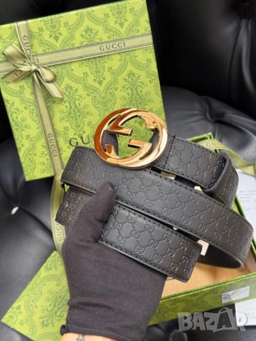 Колан+сертификат+торбичка gucci , снимка 4 - Колани - 51960560