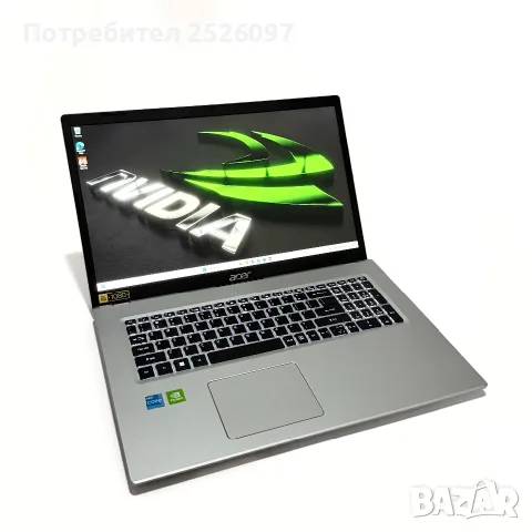 Acer Aspire 5/17,3” IPS/i3-1115G4/NVIDIA GeForce MX450/512GB NVMe/8GB RAM