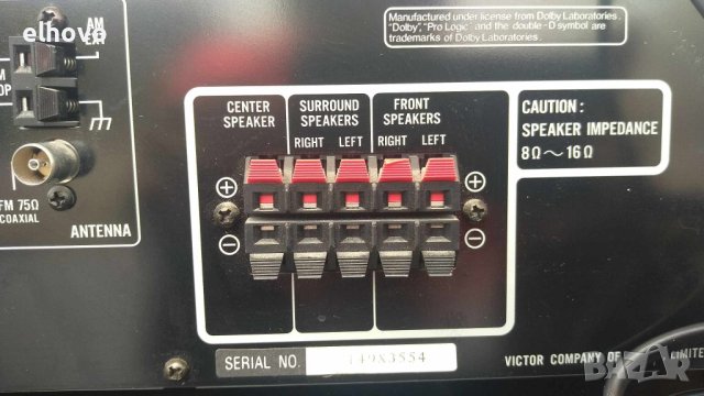 Ресивър JVC RX-5042S, снимка 4 - Ресийвъри, усилватели, смесителни пултове - 41548659