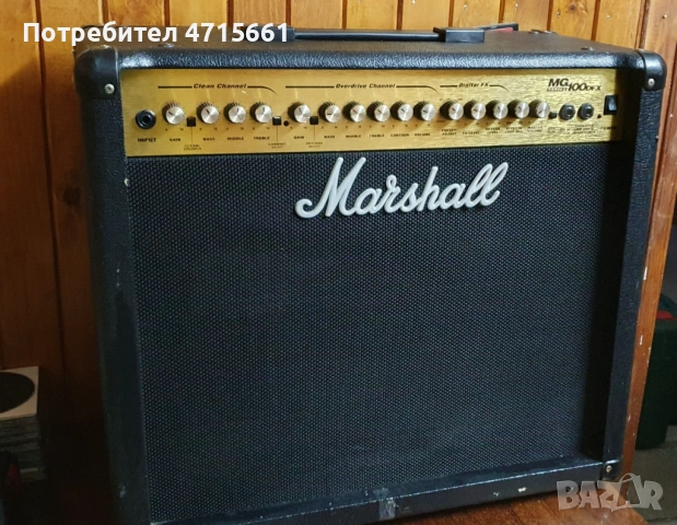 Marshall MG100 DFX китарно комбо усилвател 100 ватов с вградени ефекти , снимка 2 - Китари - 53180477