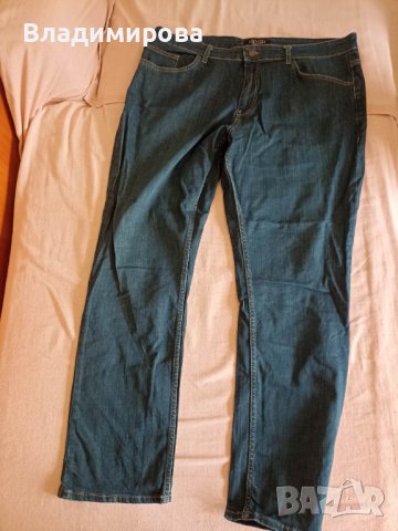 Тъмносини джинси - среден рипс, р-р XL, снимка 6 - Други - 23742749