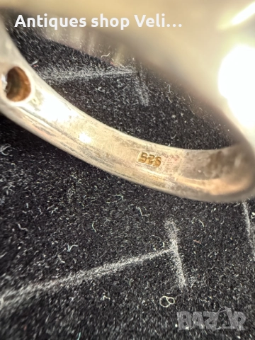 Сребърен пръстен с циркон №7538, снимка 4 - Пръстени - 52208231