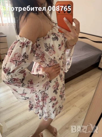 Лятна ефирна рокля , снимка 4 - Рокли - 55855360