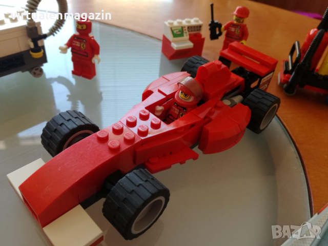 Конструктор Лего - Lego Ferrari -  8673 - Ferrari F1 Fuel Stop, снимка 3 - Колекции - 36039986